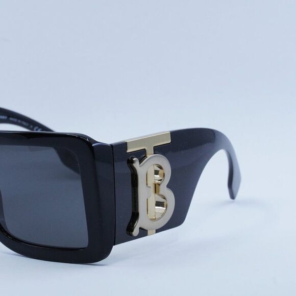 NEW BURBERRY BE4406U 300187 BLACK GOLD/DARK GREY SUNGLASSES - LOWEST PRICE! main image 8